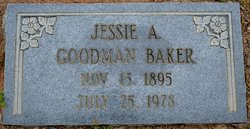 Jessie Alvord <I>Goodman</I> Baker 