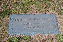 Esther Irene <I>Roebuck</I> Rogerson 
