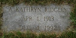 A. Kathryn Ridgley 