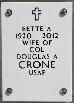 Bette Alma <I>Replogle</I> Crone 