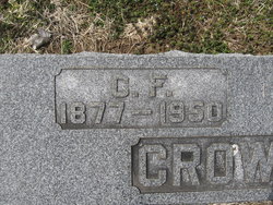 C. F. “Charles Frank” Crowder 