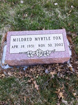 Mildred Myrtle <I>Dengler</I> Fox 