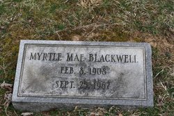 Myrtle Mae <I>Gragg</I> Blackwell 