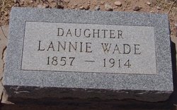 Martha Delaney “Lannie” <I>Jones</I> Wade 