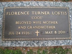 Florence “Coot” <I>Turner</I> Loftis 