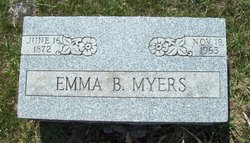 Emma Belle <I>Emery</I> Myers 