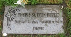 Cherie <I>Sutton</I> Pettit 