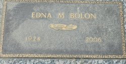 Edna Marie <I>Lowry</I> Bolon 