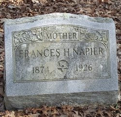 Clara Frances “Fannie” <I>Hughes</I> Napier 