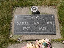Sarah Jane <I>Eastman</I> Edin 