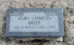 Selma Carmetta <I>Harshbarger</I> Bretz 