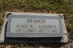 Agnes Winniefred <I>Liddell</I> Branch 