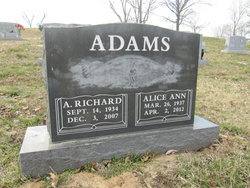 Alice Ann <I>White</I> Adams 
