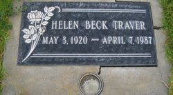 Helen Elizabeth <I>Beck</I> Traver 