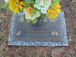 Alice <I>Walsh</I> Barbour 