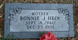 Bonnie Jean <I>Jennings</I> Hein 
