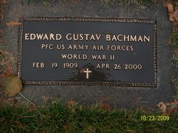 PFC Edward Gustav Bachman 