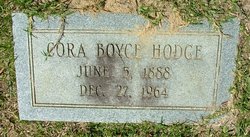 Cora <I>Boyce</I> Hodge 