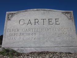 Martha <I>Jones</I> Cartee 