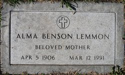 Alma Gladys <I>Bartleman</I> Lemmon 
