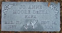 JoAnne “Nana” <I>Moore</I> DeSha 