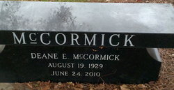 Deane Everdon McCormick Jr.