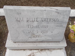 Agnes Mae Belle <I>Compton</I> Amerson 
