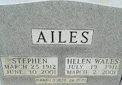 Helen <I>Wales</I> Ailes 