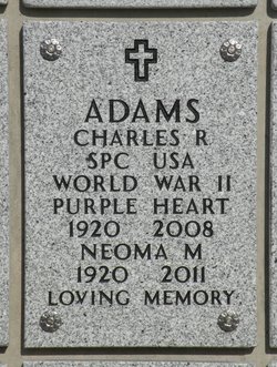 SPC Charles Raymond Adams 