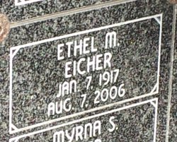 Ethel Mae <I>Eicher</I> Haynes 