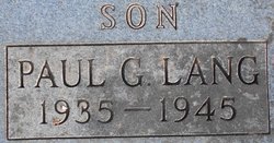Paul G. Lang 