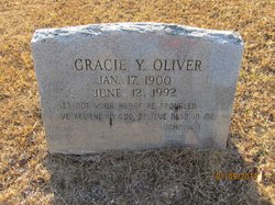 Grace Y. “Gracie” <I>Oliver</I> Thomas 