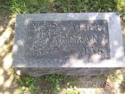 Mary Alice <I>Eggemeyer</I> Ackerman 