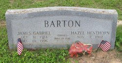 Hazel Josephine <I>Henthorn</I> Barton 