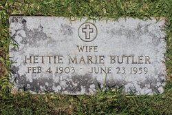 Hettie Marie <I>Burklow</I> Butler 