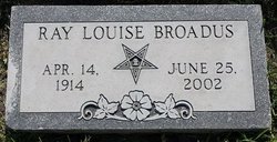 Ray Louise <I>Conner</I> Broadus 