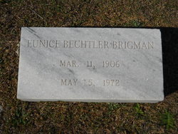 Eunice <I>Bechtler</I> Brigman 