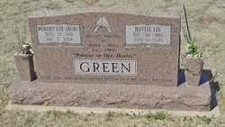 Hattie Lee <I>Cruse</I> Green 