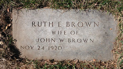Ruth Elizabeth <I>Danks</I> Brown 