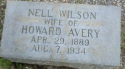 Nell “Nellie” <I>Wilson</I> Avery 
