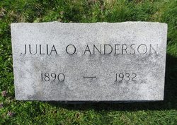 Julia <I>Ockerman</I> Anderson 