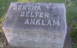 Bertha M <I>Belter</I> Anklam 