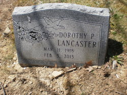 Dorothy Pauline “Dot” <I>Cooley</I> Lancaster 