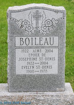 Dorilda Josephine “Josie” <I>St. Denis</I> Boileau 