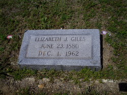 Elizabeth Jane “Lizzie” <I>Smith</I> Giles 
