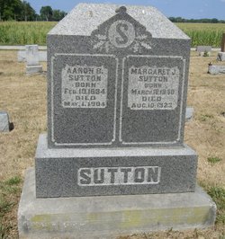 Margaret Jane <I>Scott</I> Sutton 