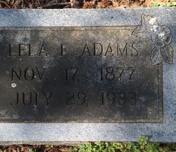Lela Ethel <I>Morgan</I> Adams 