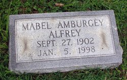 Mabel Beatrice <I>Amburgey</I> Alfrey 