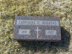 Catherine Ursula “Katie” <I>Malloy</I> Andrews 