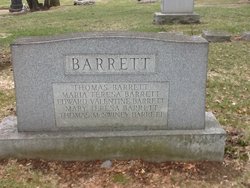 Mary Teresa <I>O'Toole</I> Barrett 